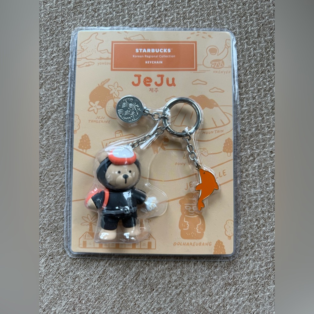 Starbucks Korean Regional Collection Keychain (Jeju)
